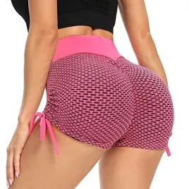 shorty-spodenki-sportowe-wysoki-stan-karbowane-xl