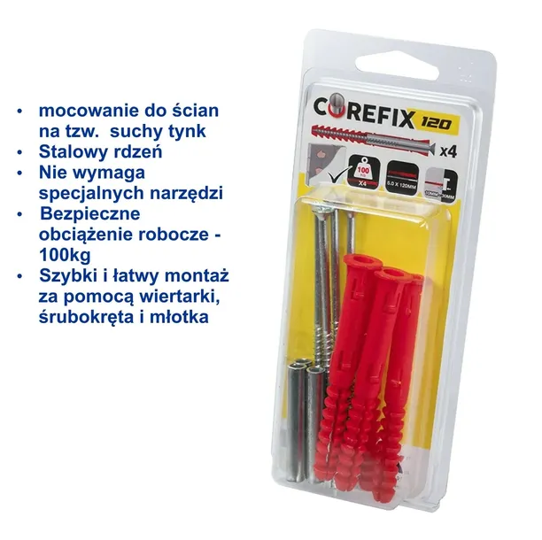 corefix-120-mocowanie-scienne-do-scian-typu-suchy-tynk-rodzaj-inwazyjne