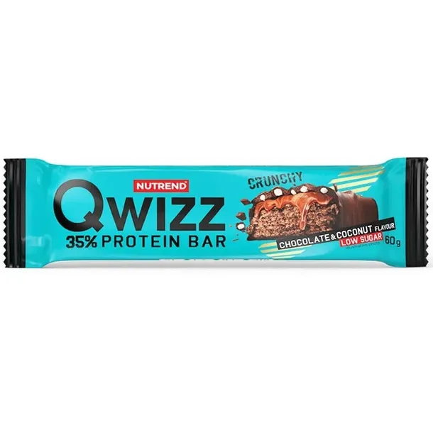 NUTREND Qwizz 35% Protein Bar 60g BATON BIAŁKOWY Chocolate Coconut