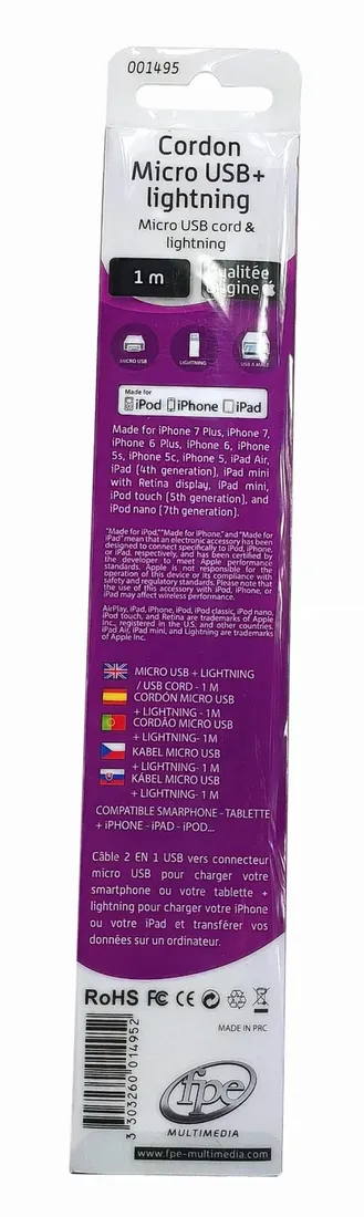 kabel-usb-2w1-micro-usb-lightning-100-cm-fpe-stan-nowy