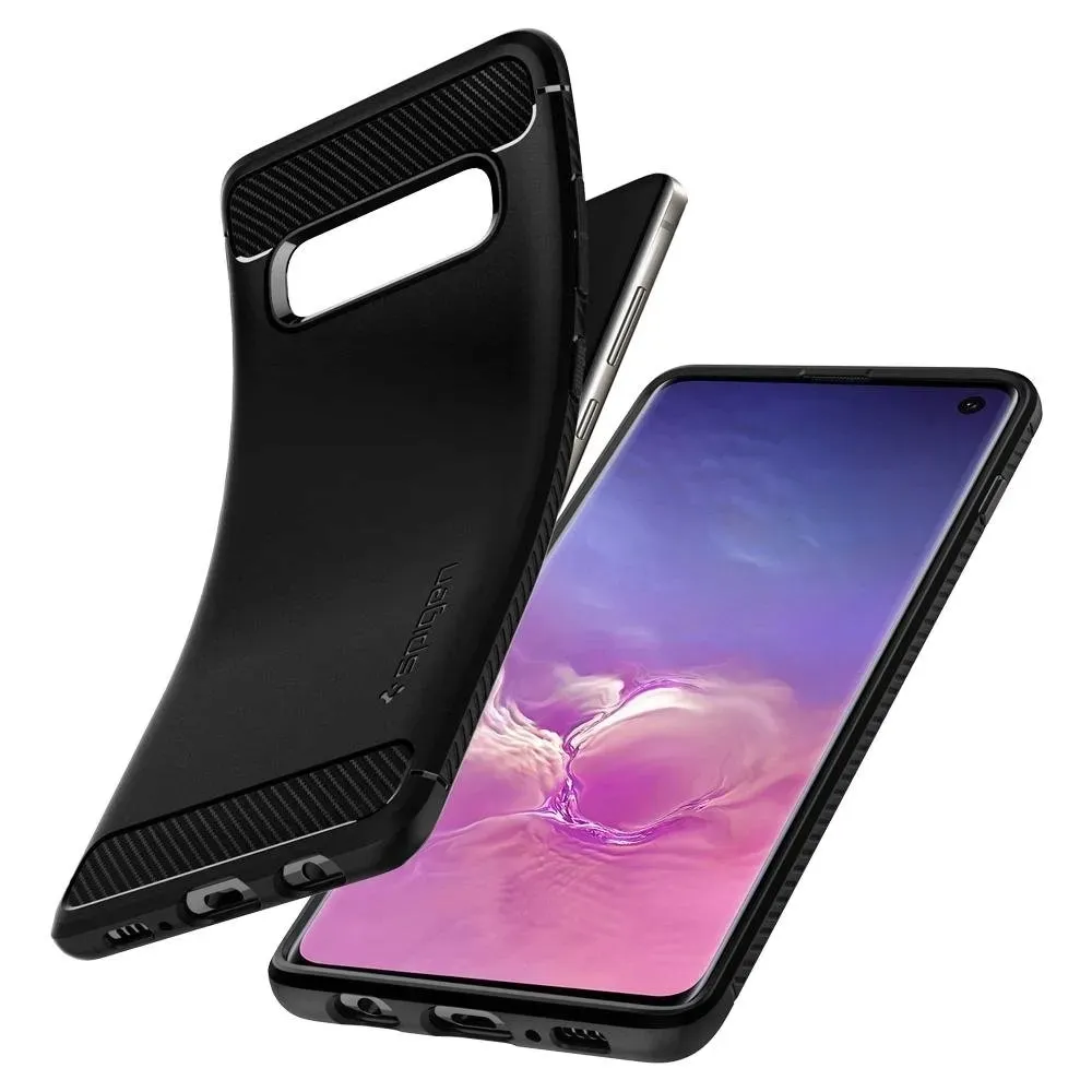spigen-rugged-armor-galaxy-s10-matte-black