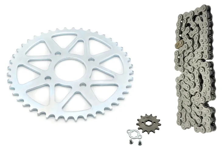 Napęd zębatki łańcuch Cross Xmotos 250 300 Alfarad Xmotos Asix Beretta XB88