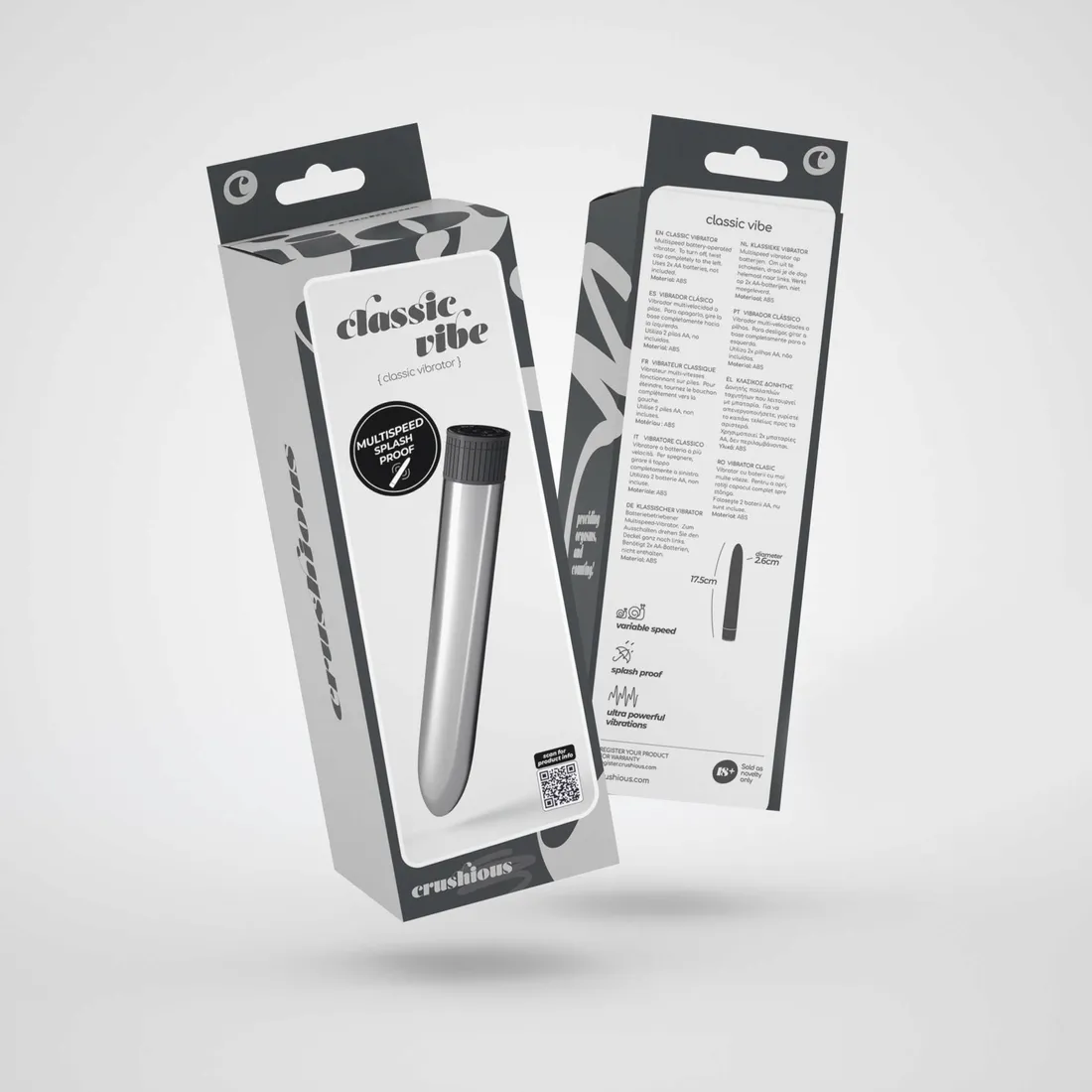 wibrator-classic-vibe-silver-crushious-srebrny