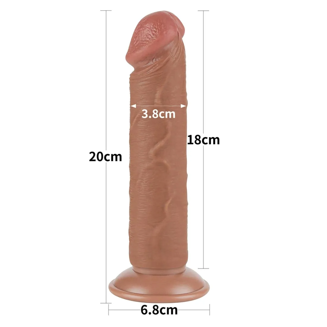 dildo-z-przyssawka-sliding-skin-dual-layer-brown-lovetoy-203-cm