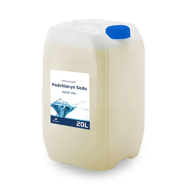 PODCHLORYN SODU STABILIZOWANY CHLOR W PŁYNIE 15 % 25kg 20L