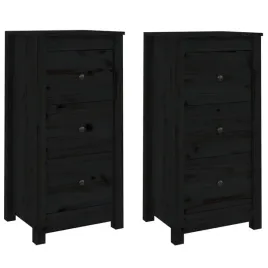 komody-2-szt-czarne-40x35x80-cm-lite-drewno-sosnowe