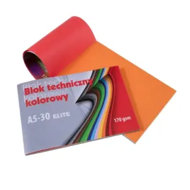 kreska-blok-techniczny-kolorowy-a5-30-170g-elite