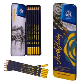 astra-zestaw-olowkow-do-szkicowania-6szt-metalowe-etui