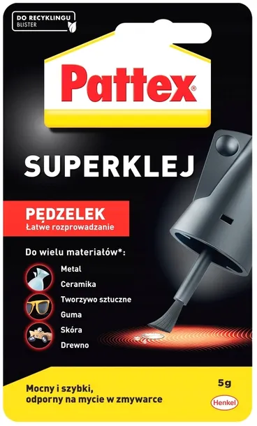 Pattex Klej S.O.S. Super z pędzelkiem 5 g