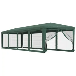 namiot-imprezowy-z-10-scianami-z-siatki-zielony-3x12-m-hdpe