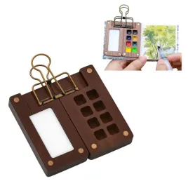 drewniana-paleta-plenerowa-malarska-mini-do-farb-akwarelowych-6x6cm