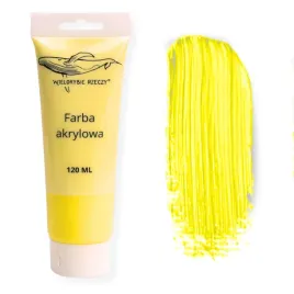 farba-akrylowa-120ml-zolta-artystyczna-farby-akrylowe-duze-w-tubkach