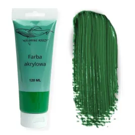 farba-akrylowa-120ml-zielona-artystyczna-farby-akrylowe-duze-w-tubkach