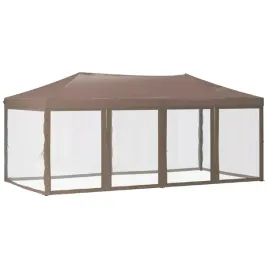 skladany-namiot-imprezowy-ze-sciankami-taupe-3x6-m