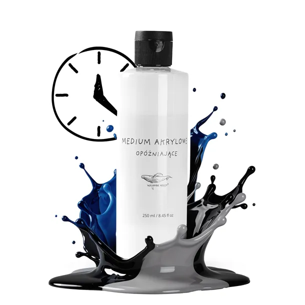 MEDIUM OPÓŹNIAJĄCE DO FARB AKRYLOWYCH MALARSKIE DO AKRYLI RETARDER 250ml