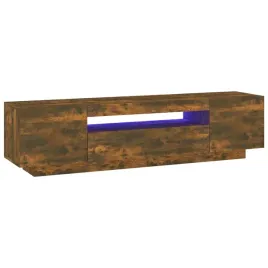 szafka-pod-tv-z-oswietleniem-led-przydymiony-dab-160x35x40-cm