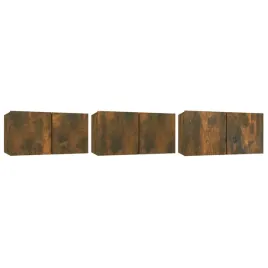 szafki-wiszace-pod-tv-3-szt-przydymiony-dab-60x30x30-cm