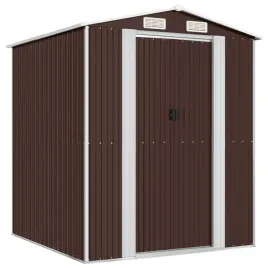 szopa-ogrodowa-ciemny-braz-192x191x223-cm-stal-galwanizowana