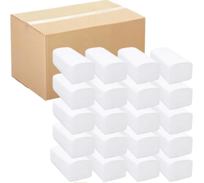 Ręcznik Papierowy ZZ Bio BIAŁY 25g GRUBY RĘCZNIKI 1w 21X23 4000SZT