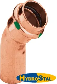 kolano-miedziane-woda-28-mm-45-st-1k-zaprasowywane-nyplowe-kolnierzowe