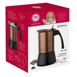 kawiarka-tradycyjna-300-ml-mg-home-doppio-czarno-rose-gold