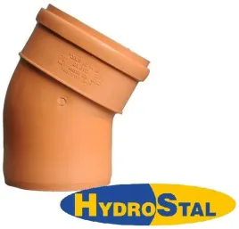 kolano-kanalizacyjne-pomaranczowe-pvc-160-mm-30-stopni-zewnetrzna