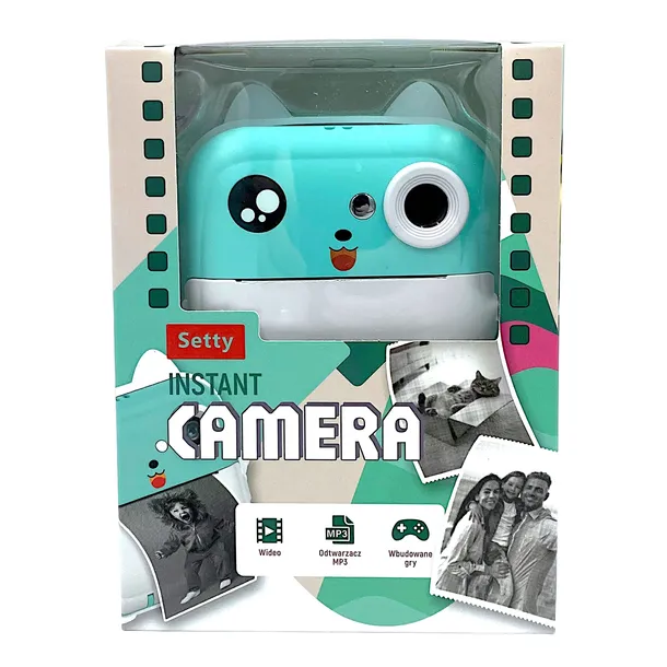 Aparat Setty Instant Camera Aparat natychmiastowy zielony