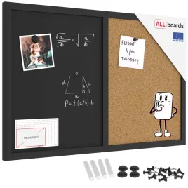 tablica-combi-korkowa-czarna-magnetyczna-60x40-rama-drewniana-czarna