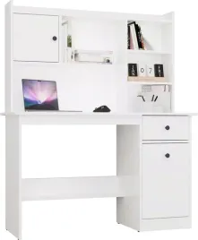 biurko-chester-z-nadstawka-bialy-1-szuflada-szafka-regal-do-pokoju