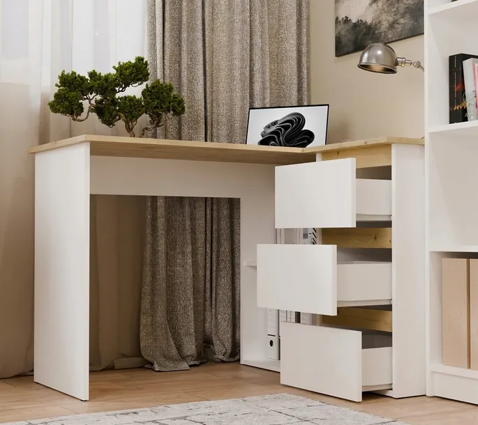 biurko-narozne-duze-komputerowe-nicea-prawe-dab-artrisan-bialy-3-szuflady-kolekcja-m-mp-b-nice-prawe-bar