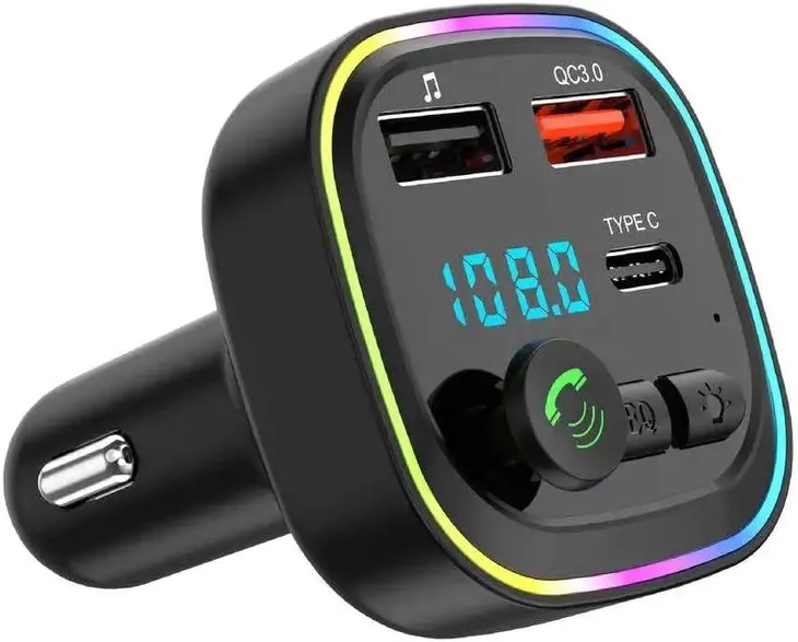transmiter-samochodowy-p4-fm-bluetooth-qc3-0-usb-c-micro-sd-rgb-marka-bez-marki