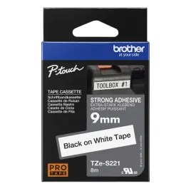 tasma-brother-tze-s221-9mm-8m-biala-czarny-nadruk