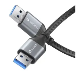 sonero-usb-3-0-kabel-a-a-aluminium-space-grey-1m