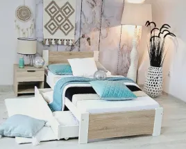 lozko-drewniane-3d-90x200-biale-dab-sonoma-stelaz-masywne