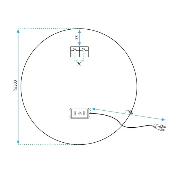lustro-p11239-led-bas-50cm-grubosc-szkla-4-mm
