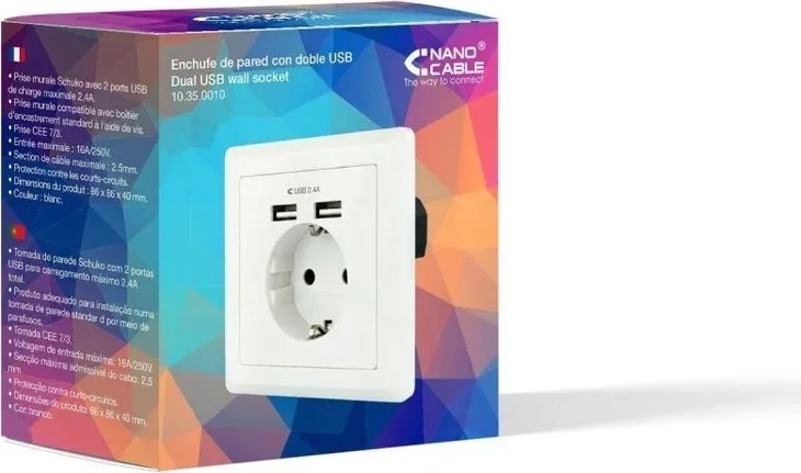 wtyczka-scienna-nanocable-2xusb-biala-kolor-bialy