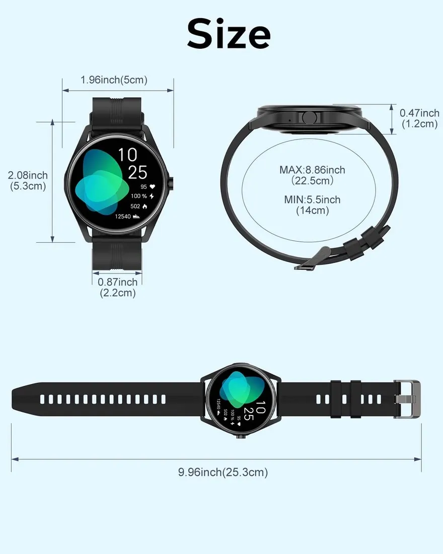 smartwatch-huakua-h2-czarny