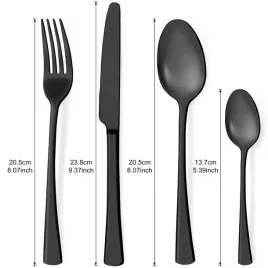 bestdin-zestaw-sztuccow-24-czesciowy-stal-nierdzewna-czarny-matowy