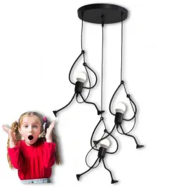 lampa-wiszaca-sufitowa-potrojna-nowoczesna-loft-ludzik-humanoid