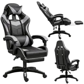 fotel-gamingowy-lean-obrotowy-biurowy-z-podnozkiem-poduszki-czarno-szary-le