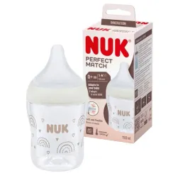 nuk-butelka-pp-150ml-silikonowy-smoczek-s-0m-perfect-match-tecza