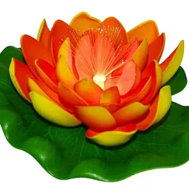 lampa-solarna-lilia-wodna-17cm-pomaranczowa-progarden