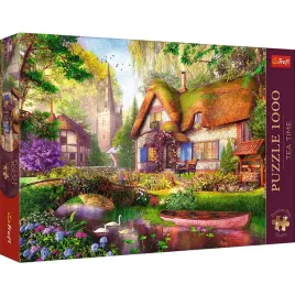 puzzle-1000-premium-plus-tea-time-urocza-chatka-w-lesie-trefl-10804