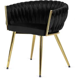 krzeslo-plecione-lugano-fotel-treccia-black-velvet-gold-lugano