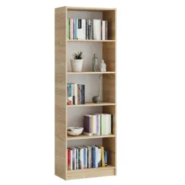 regal-na-ksiazki-sonoma-5-polek-60-cm-segregatory