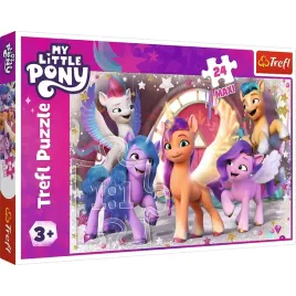 puzzle-24-maxi-wesoly-dzien-kucykow-my-little-pony-trefl-14355-tref