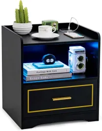 szafka-nocna-stolik-z-oswietleniem-led-stacja-ladujaca-szuflada-polka-mocna