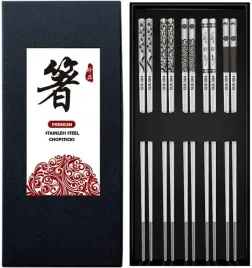 metalowe-paleczki-do-sushi-wielokrotnego-uzytku-eleganckie-zestaw-5-par