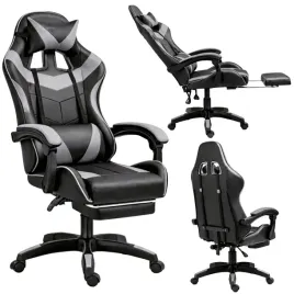 fotel-gamingowy-lean-obrotowy-biurowy-z-podnozkiem-poduszki-czarno-szary-le