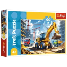 puzzle-60-traktor-koparko-ladowarka-trefl-17406-trefl-puzzle